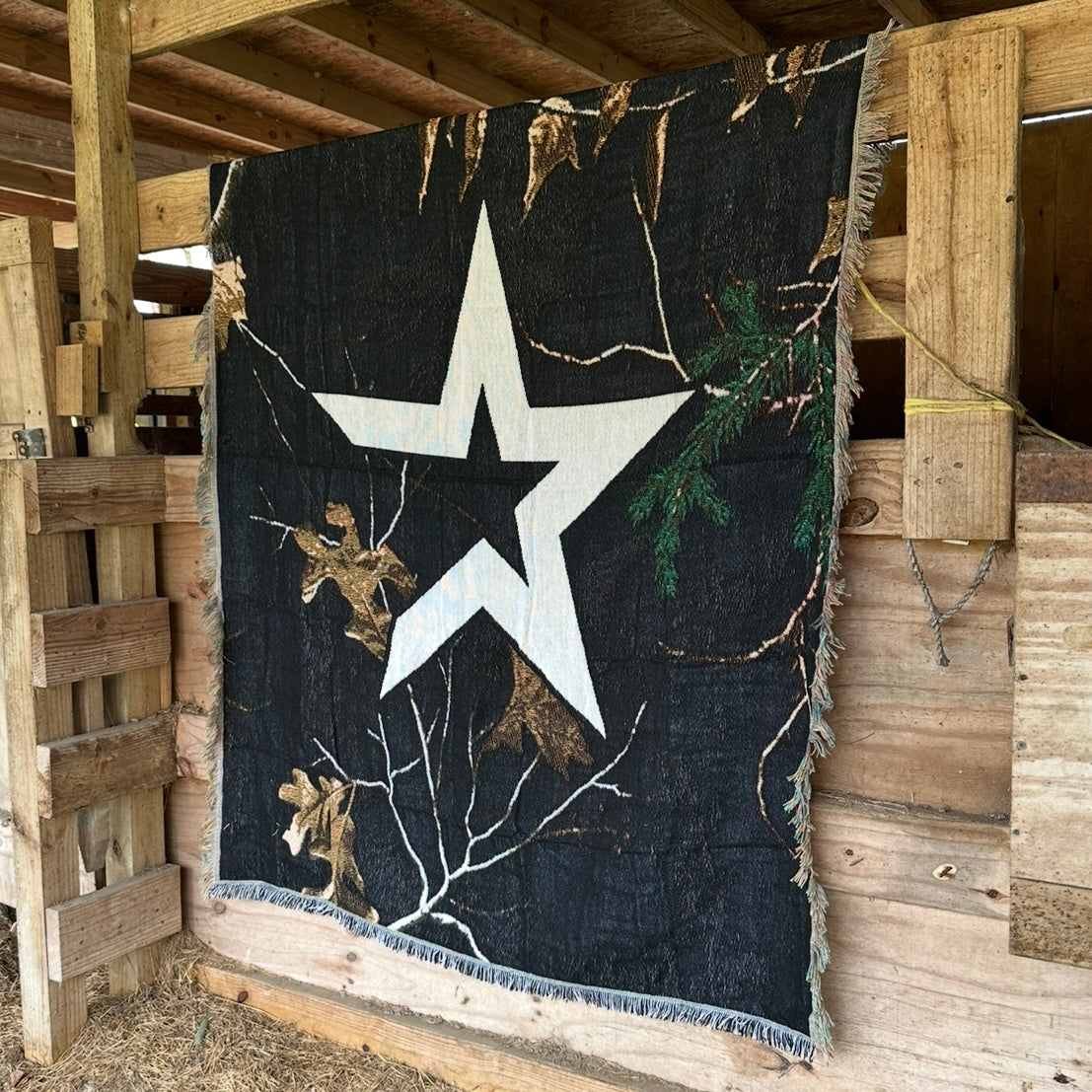 NIGHT CAMO BLANKET⚫️