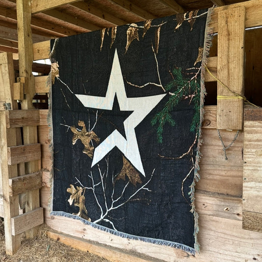 NIGHT CAMO BLANKET⚫️